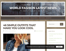 Tablet Screenshot of fashionistry.com